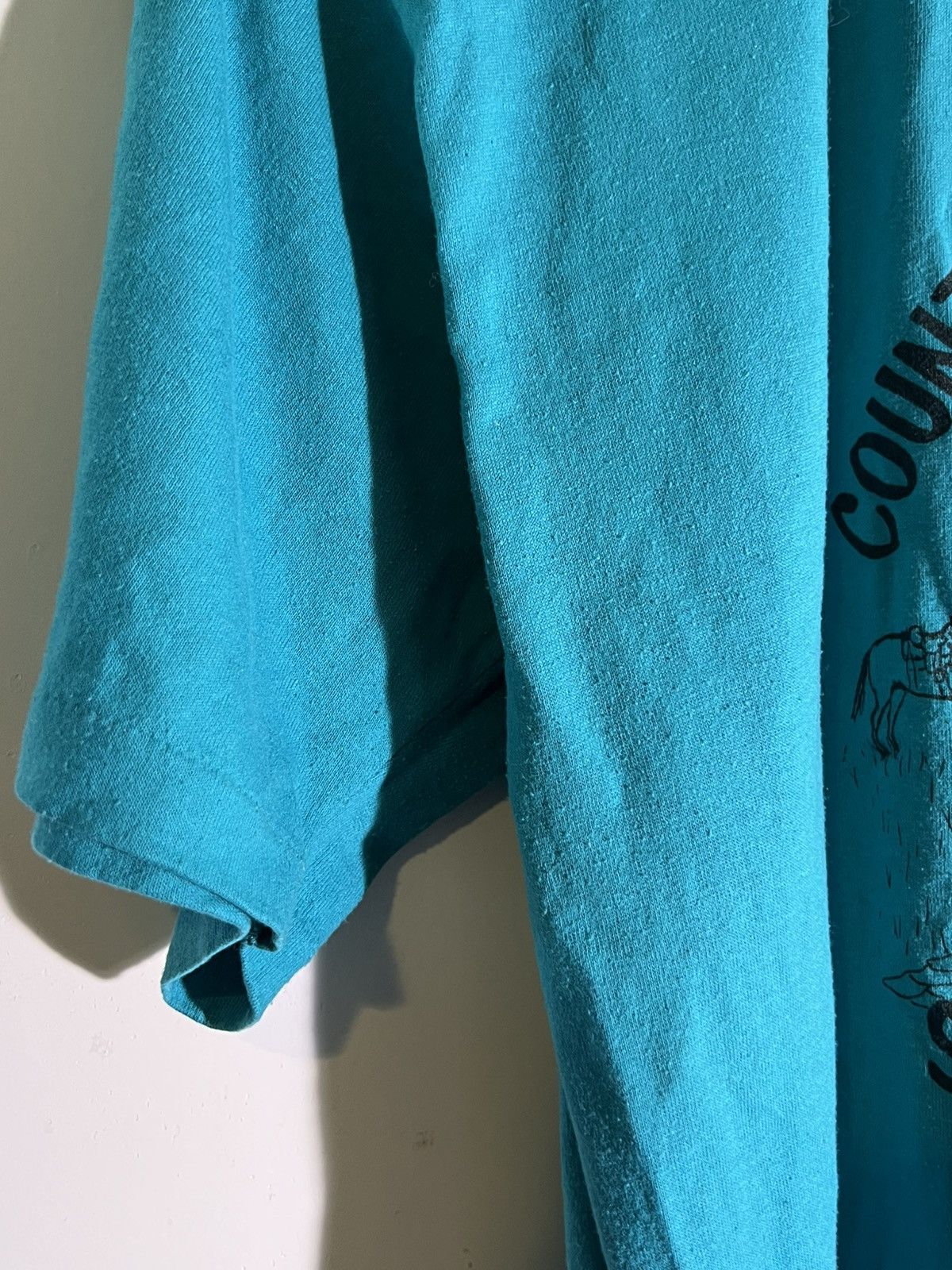 Vintage 90’s VTG Vintage Country School Montana Retro Tee T Shirt Size US XL / EU 56 / 4 - 9 Thumbnail