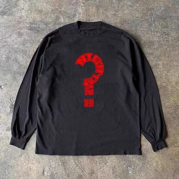 Japanese Brand Komura x naga Monogrammed XL Long Sleeve T-Shirt Size US M / EU 48-50 / 2 - 7 Thumbnail