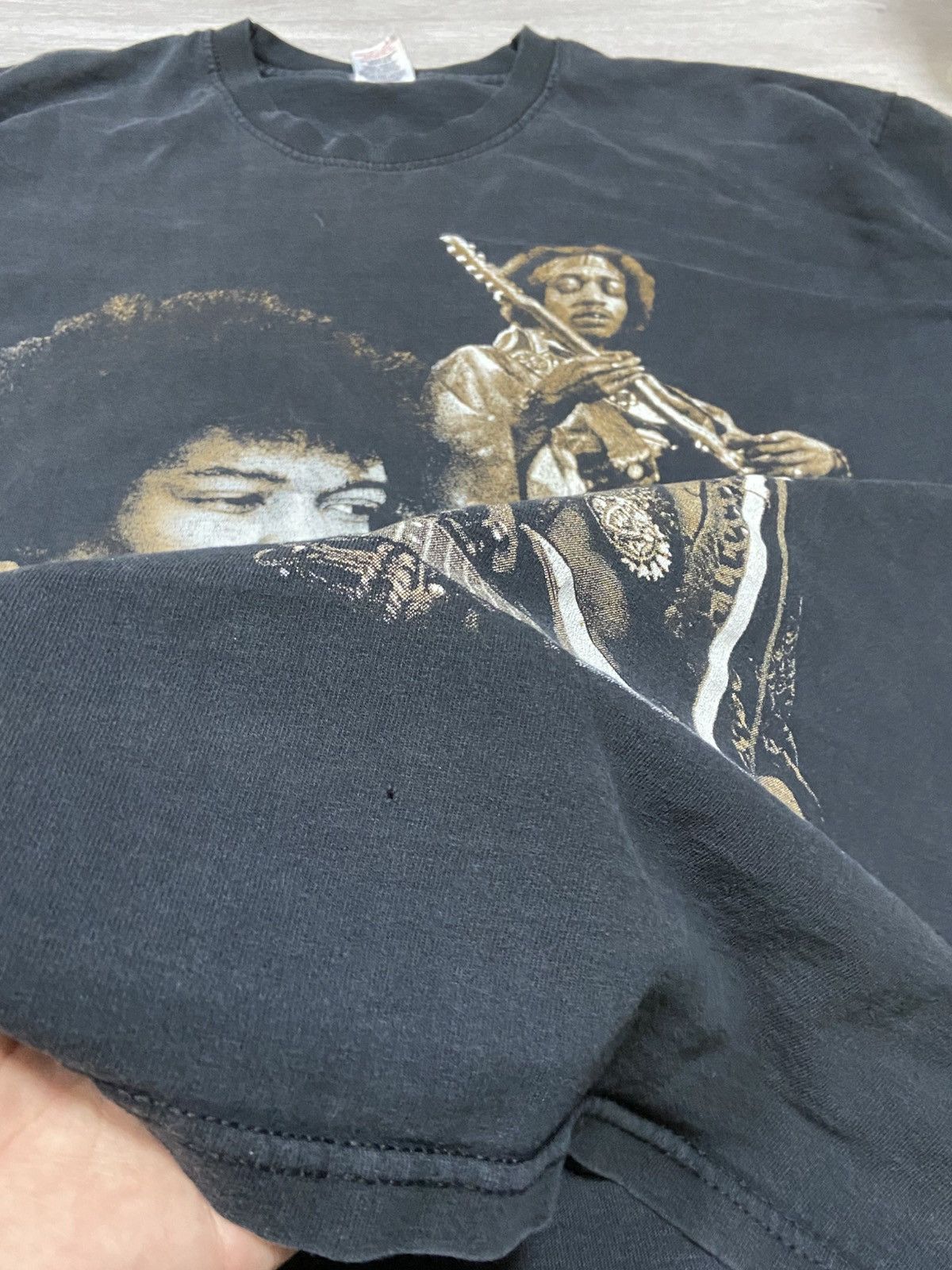 Vintage Jimi Hendrix vintage t-shirt big print Size US XL / EU 56 / 4 - 6 Thumbnail