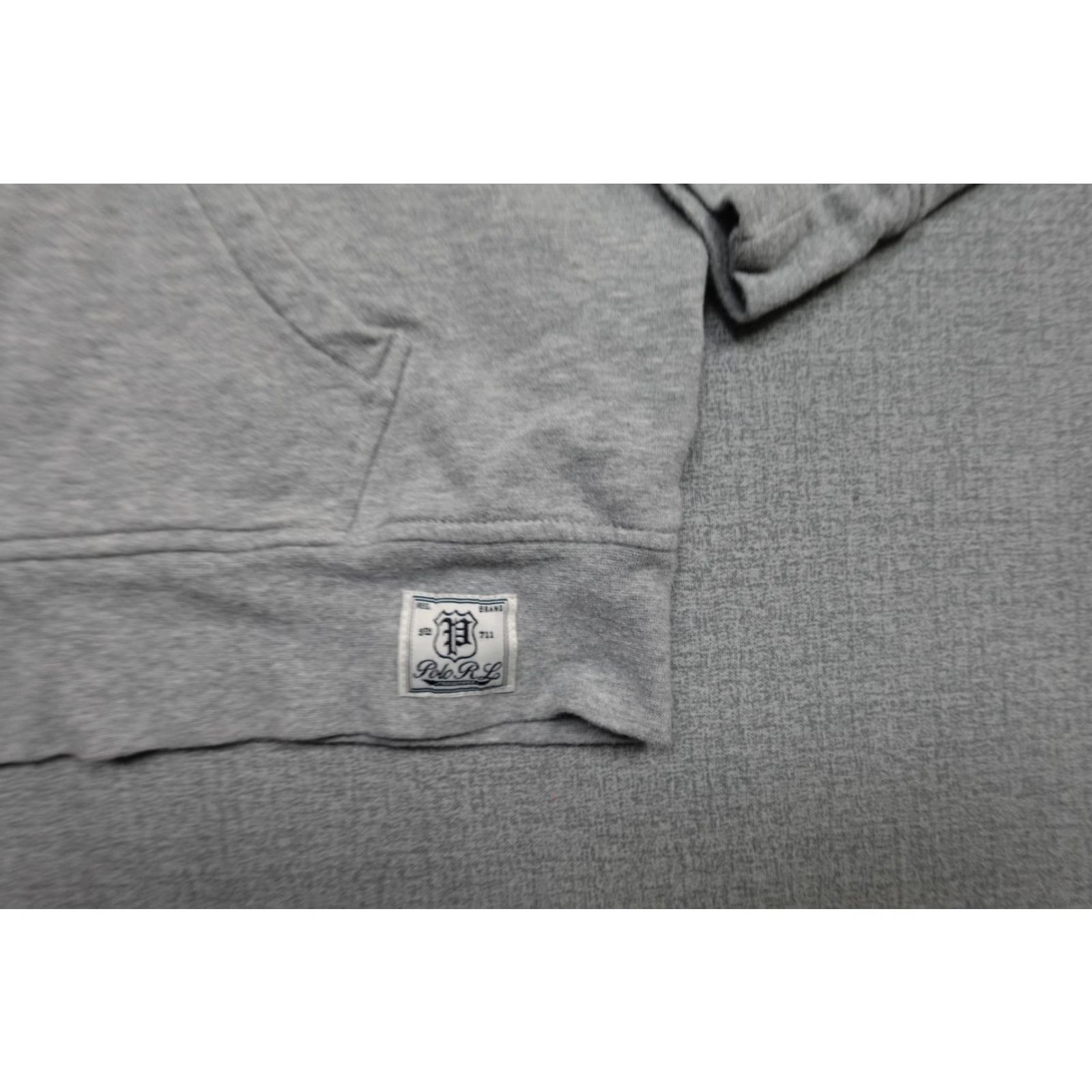 Polo Ralph Lauren Polo Ralph Lauren Hoodie Mens XL Gray Full Zip Fleece Stretch Pockets Logo Size US XL / EU 56 / 4 - 3 Thumbnail