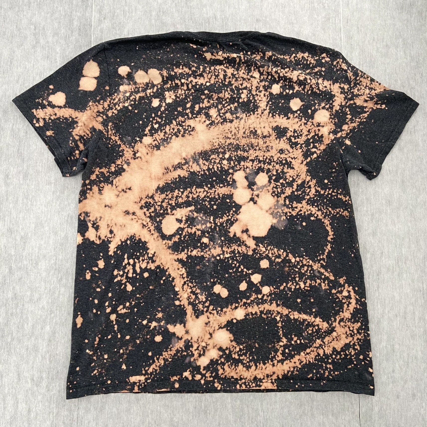 Vintage Pink Floyd Shirt Adult Medium Black Bleach Tie Dye Rainbow Band Tee Mens M Size US M / EU 48-50 / 2 - 2 Thumbnail