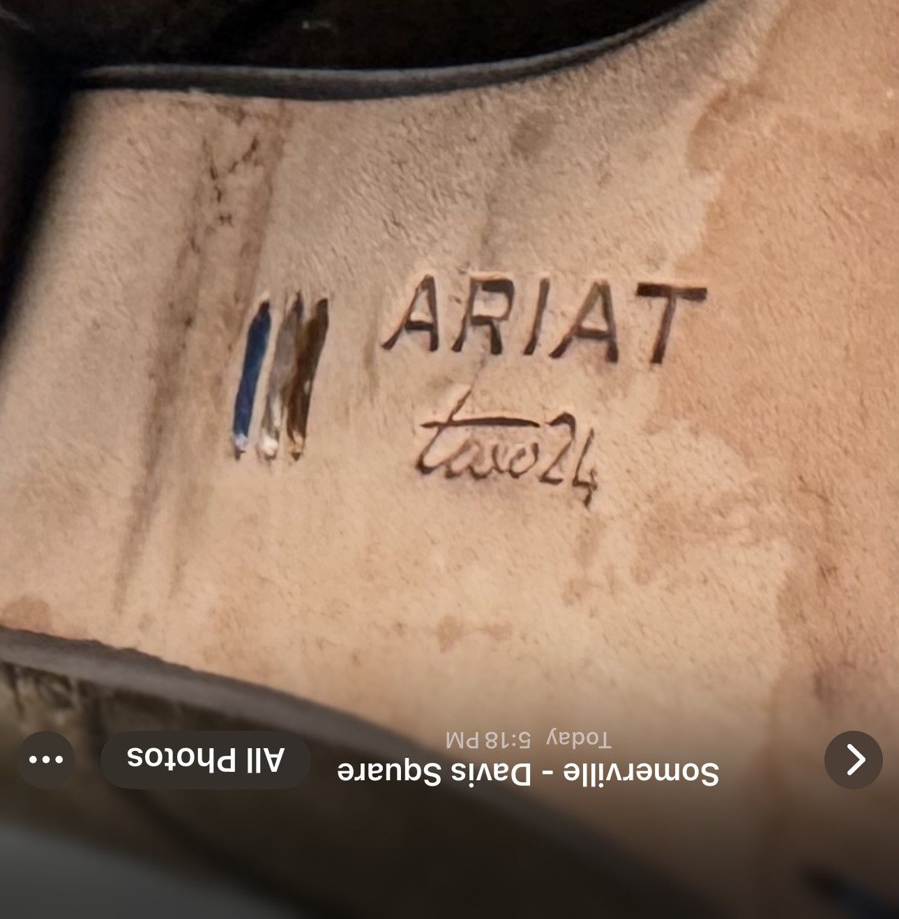 Ariat Ariat Two24 NEW Olive Green Leather Booties, Size 9.5 Size US 9.5 / IT 39.5 - 5 Thumbnail