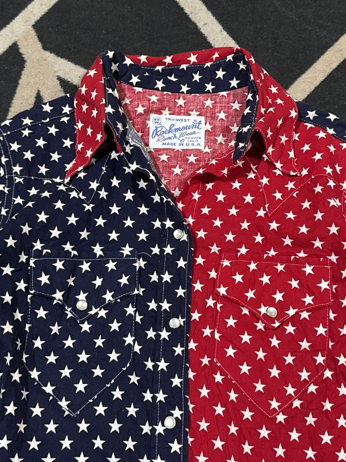 Rockmount Ranch Wear Rockmount Flag Western Shirt American Hysteric Styled Size US S / EU 44-46 / 1 - 4 Thumbnail