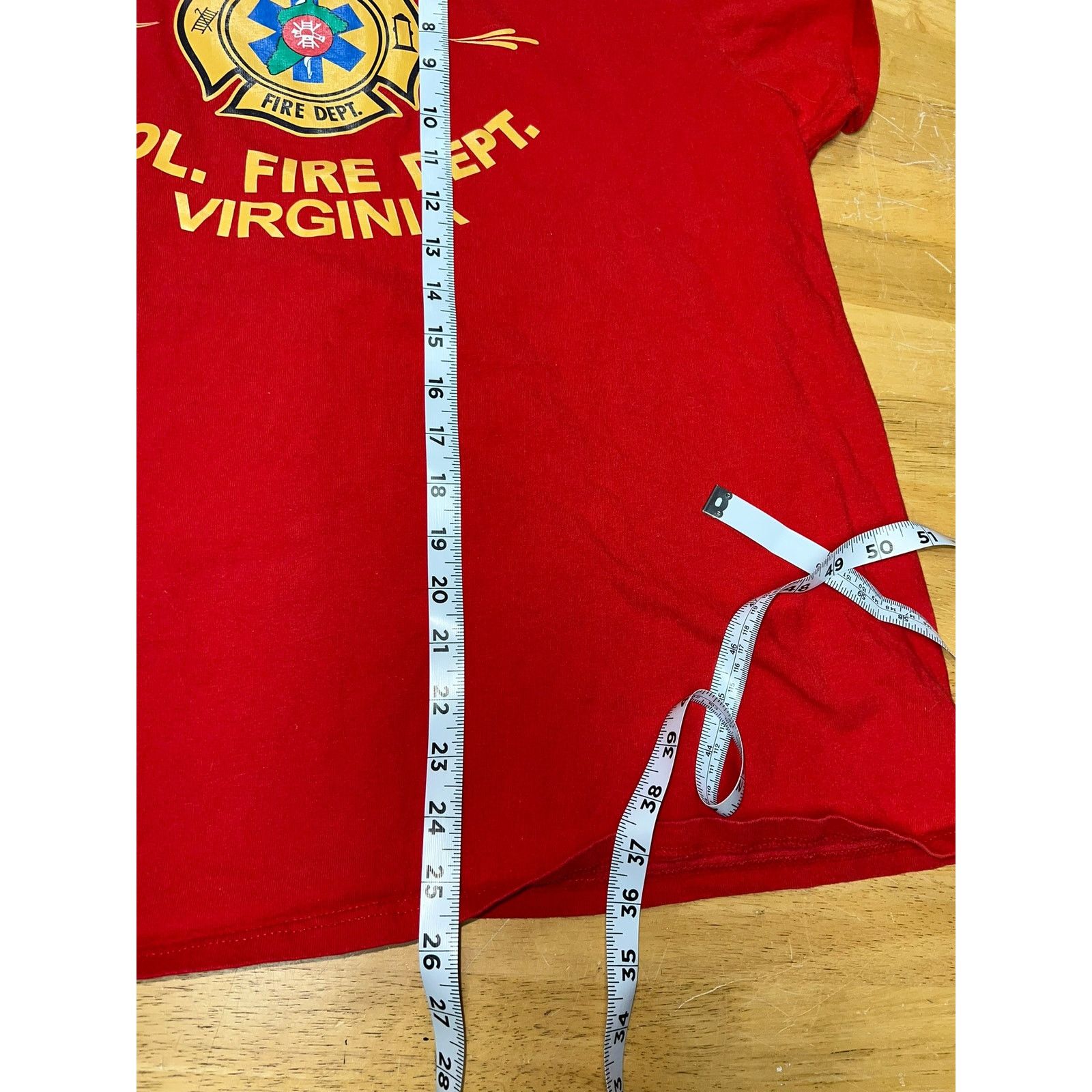 Gildan Womens Fire Fighter Shirt Carrollton Virginia Firefighter XL Size XL / US 12-14 / IT 48-50 - 8 Thumbnail