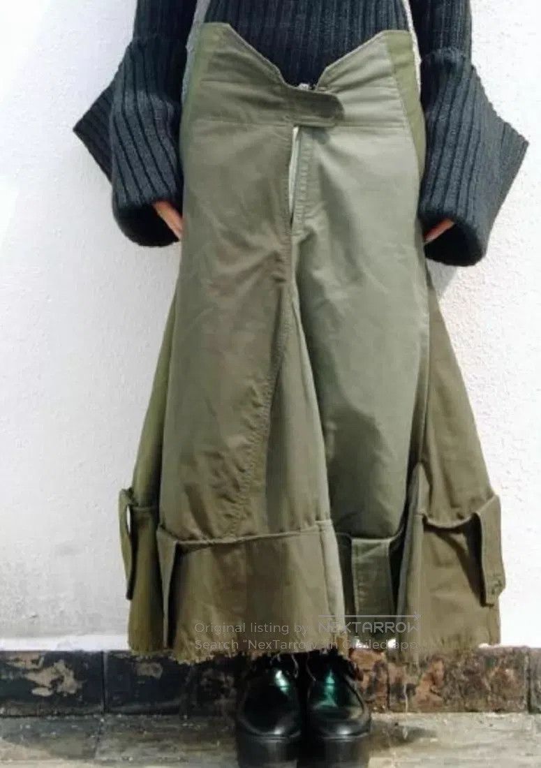 Junya Watanabe Junya Watanabe size XS Military Deconstructed Skirt Size 22" - 2 Thumbnail