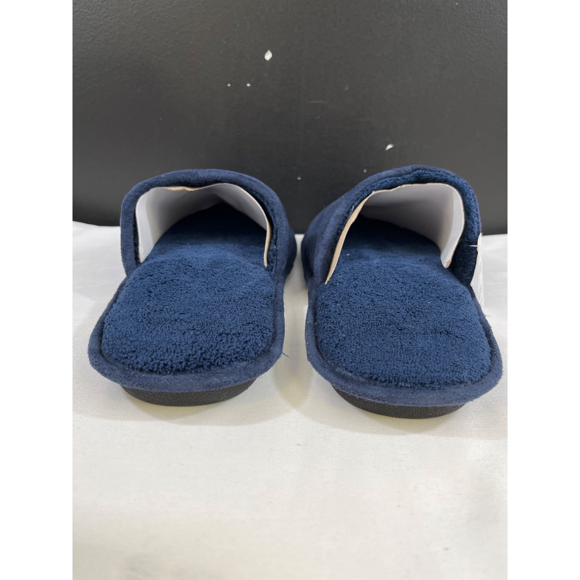 Other Goldtoe Premier Memory Foam Men's Navy Blue Slippers Size L Size US 10.5 / EU 43-44 - 4 Thumbnail