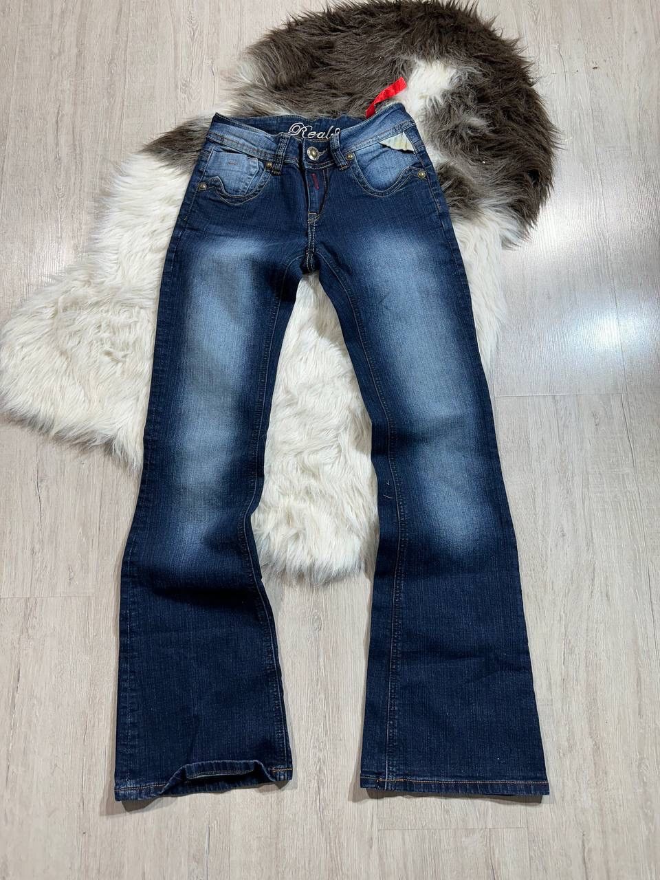 Vintage Crazy Vintage Flared Jeans Size 25" / US 0 / IT 36 - 1 Thumbnail