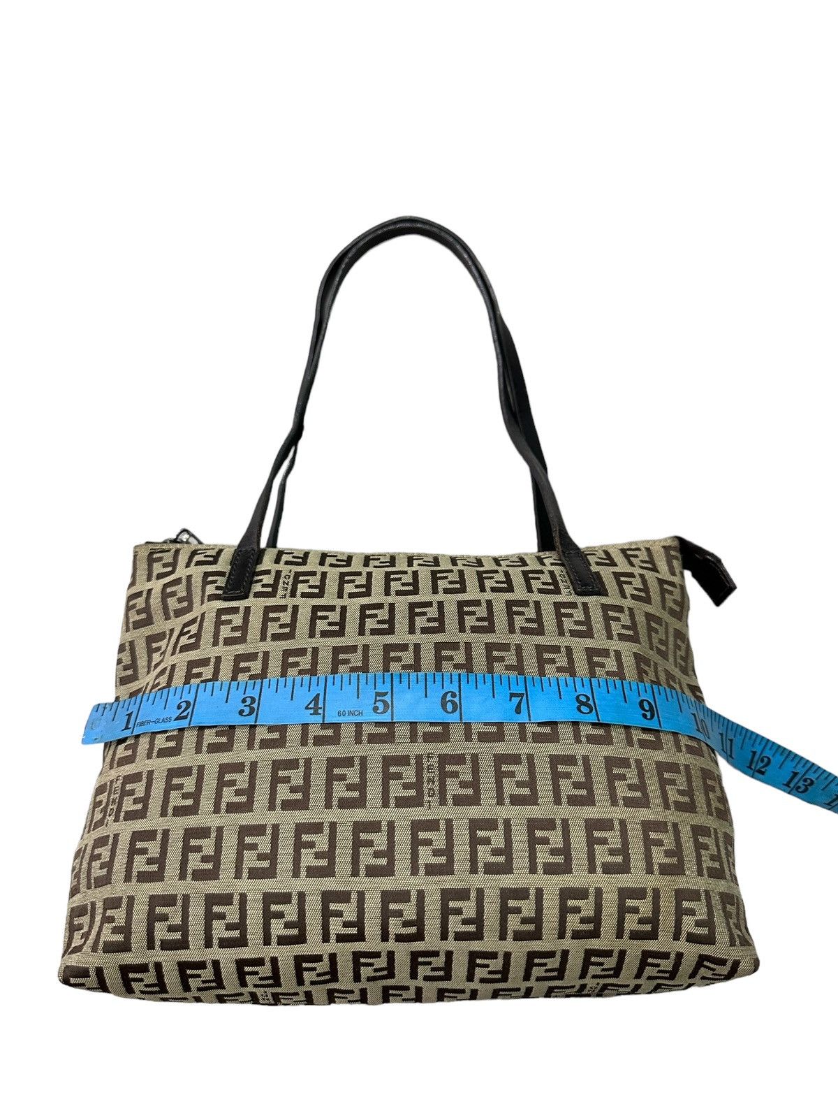 Fendi AUTHENTIC VINTAGE FENDI ZUCCHINO TOTE BAG Size ONE SIZE - 12 Thumbnail
