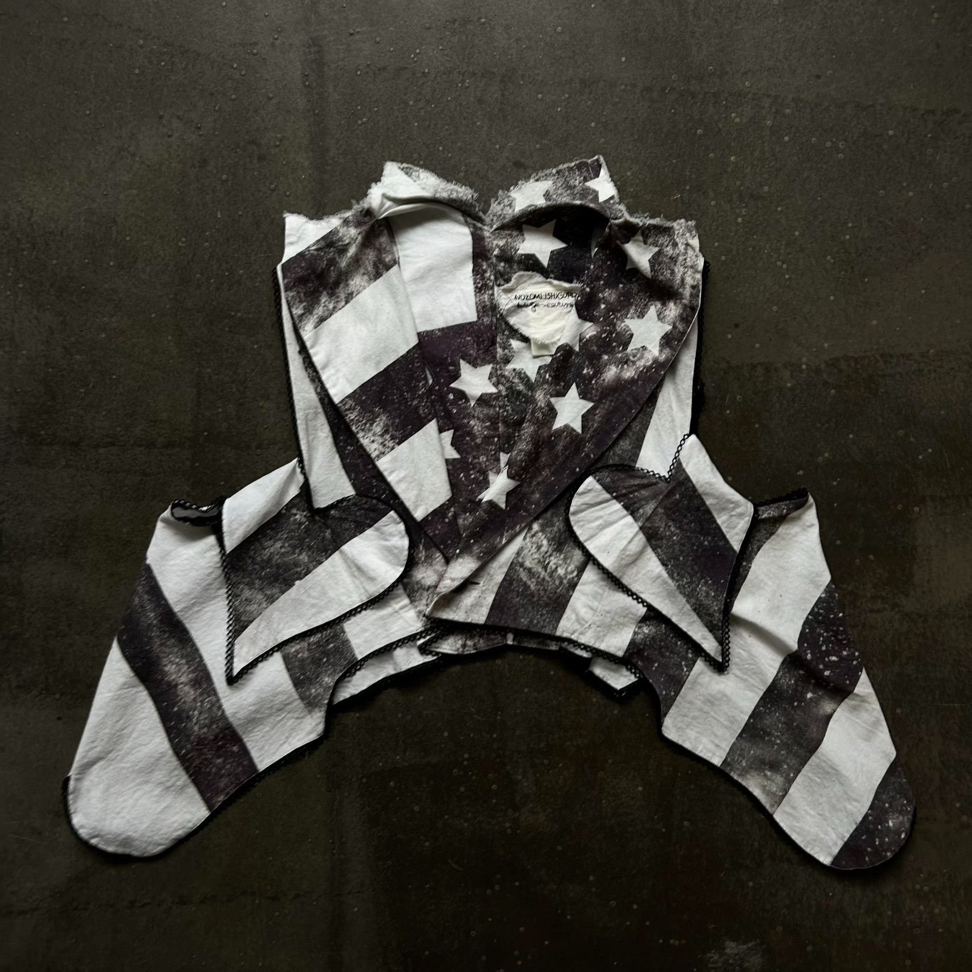 Nozomi Ishiguro American Flag Deconstructed Vest by Nozomi Ishiguro Size US M / EU 48-50 / 2 - 1 Thumbnail