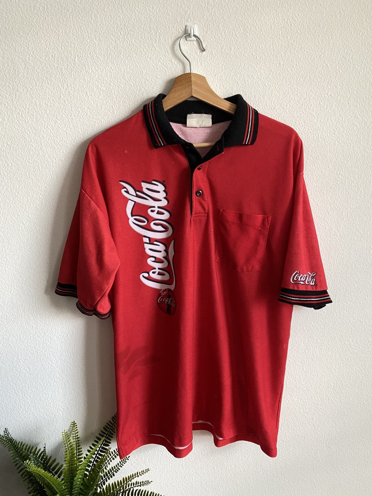 Coca Cola Vintage 90s Coca Cola Work Polo Shirt Size US XL / EU 56 / 4 - 1 Thumbnail