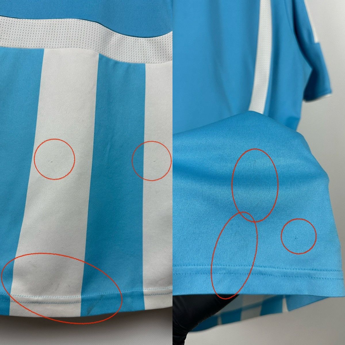 Adidas 2007/08 Adidas Olimpique Marseille Vintage Soccer Jersey Size US XL / EU 56 / 4 - 22 Thumbnail
