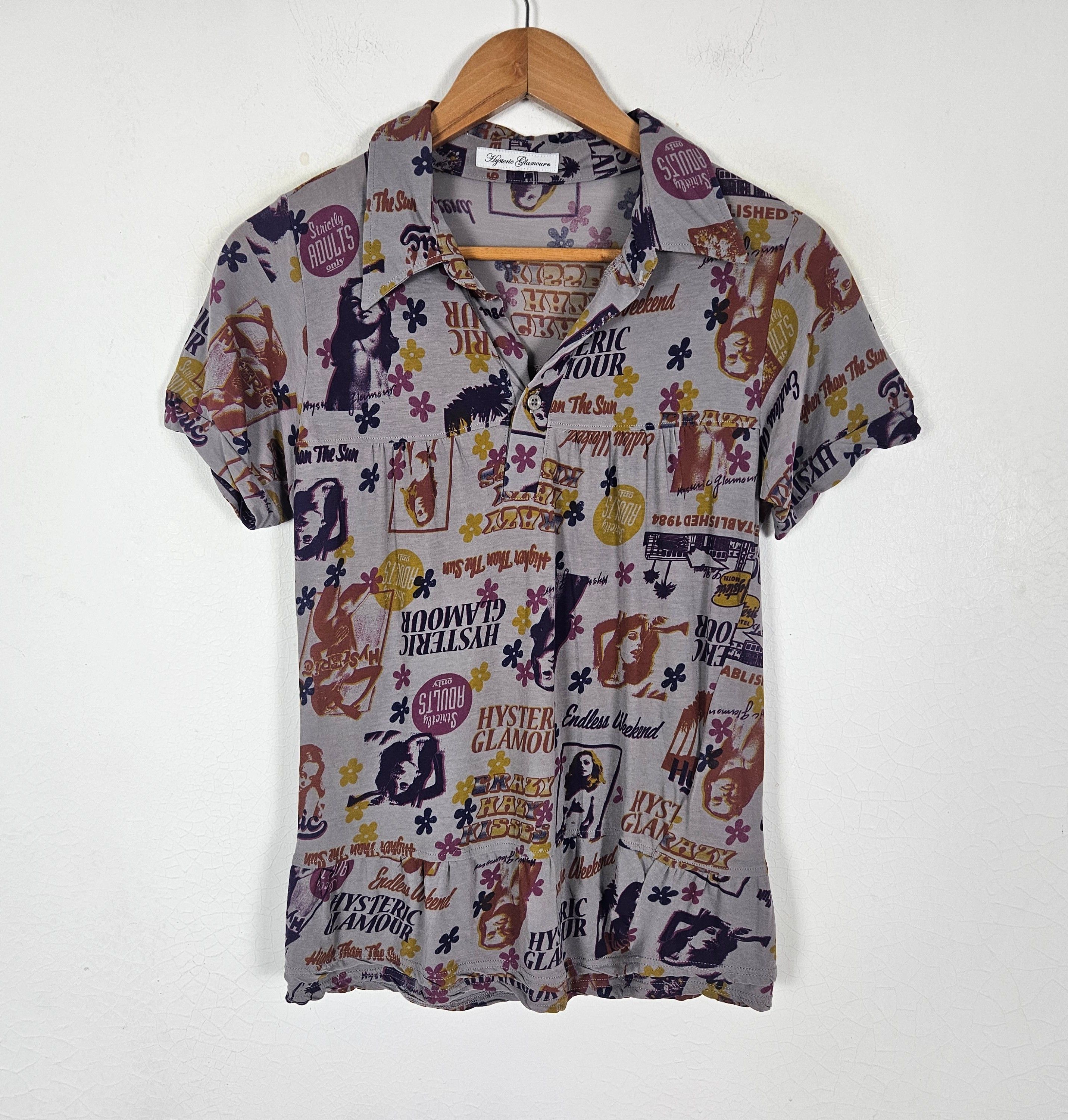 Hysteric Glamour Hysteric Glamour endless weekend Polo shirt Size XS / US 0-2 / IT 36-38 - 2 Thumbnail