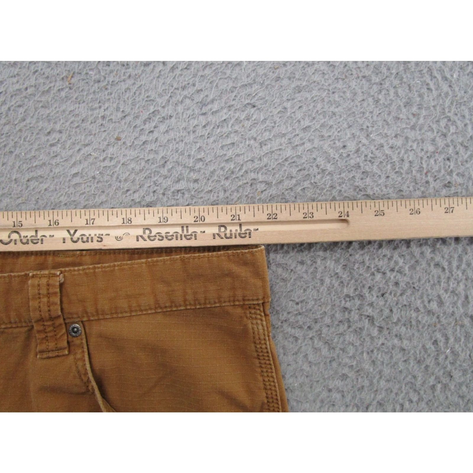 Wrangler VINTAGE Wrangler RIPSTOP Canvas Shorts Cargo Utility Beige Workwear Size 42 Wrangler Logo Zipper Pockets Size US 42 / EU 58 - 4 Thumbnail
