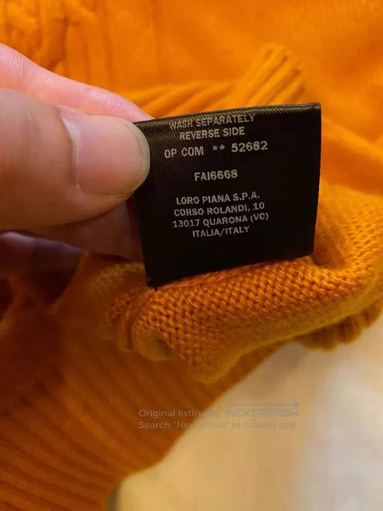 Loro Piana LoroPiana 100% Cashmere Cable Knit Sweater. Size US L / EU 52-54 / 3 - 8 Thumbnail