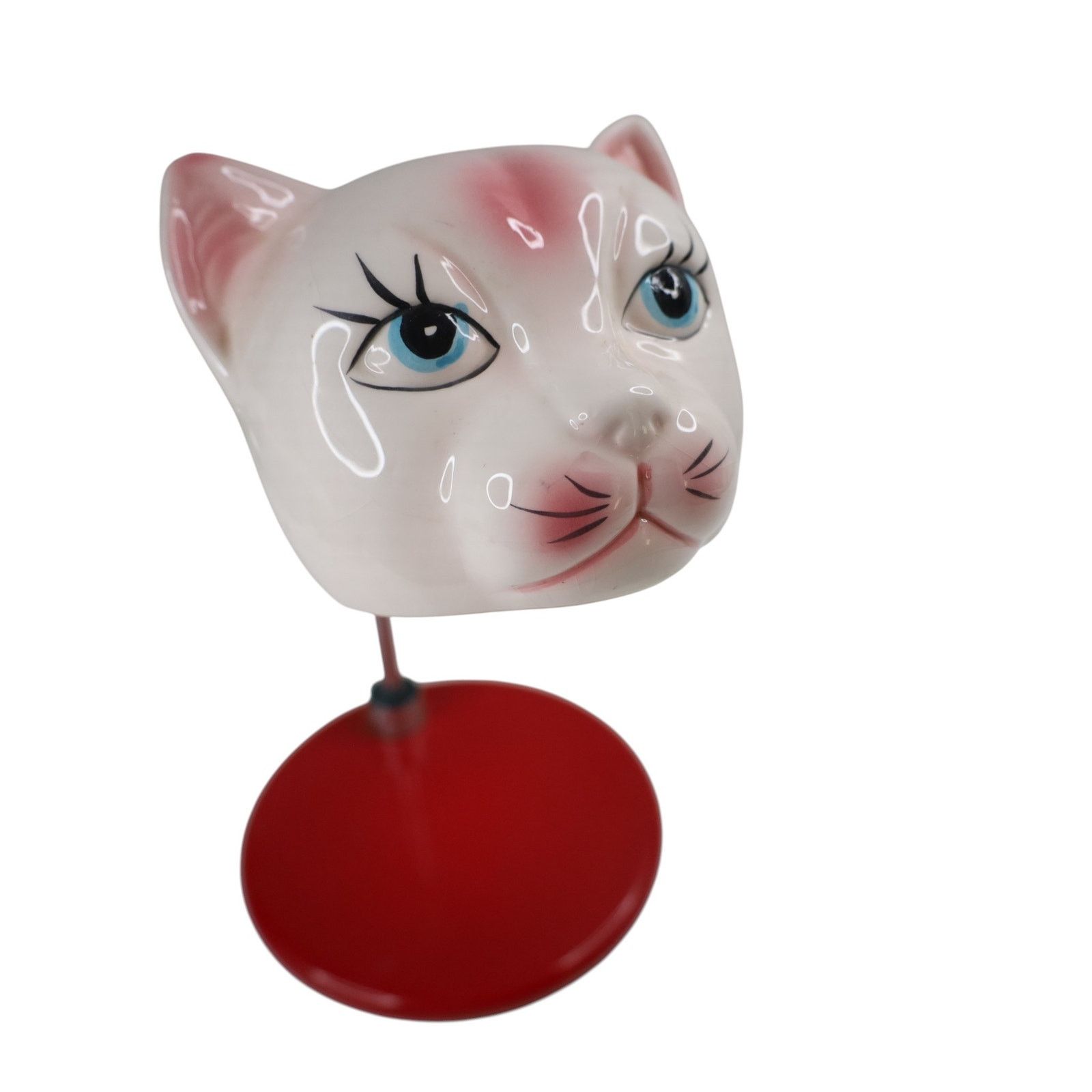 Vintage Vintage MCM Ceramic Cat Head Goose Neck Desk Lamp Size ONE SIZE - 1 Thumbnail