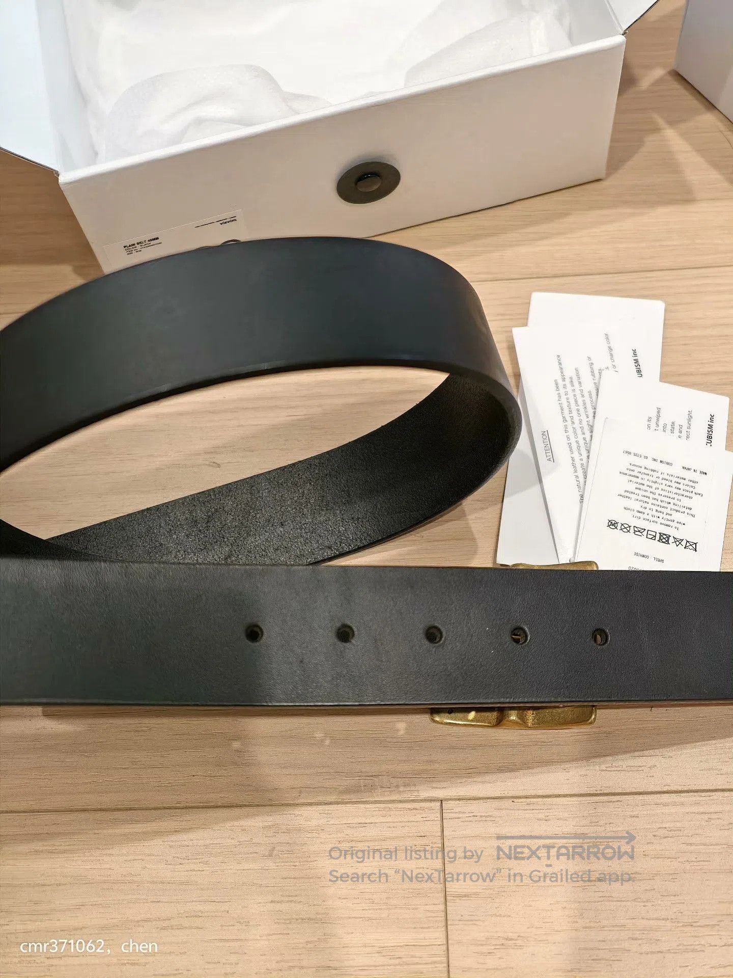 Visvim VISVIM 24AW PLAIN BELT 40MM. Size ONE SIZE - 5 Thumbnail
