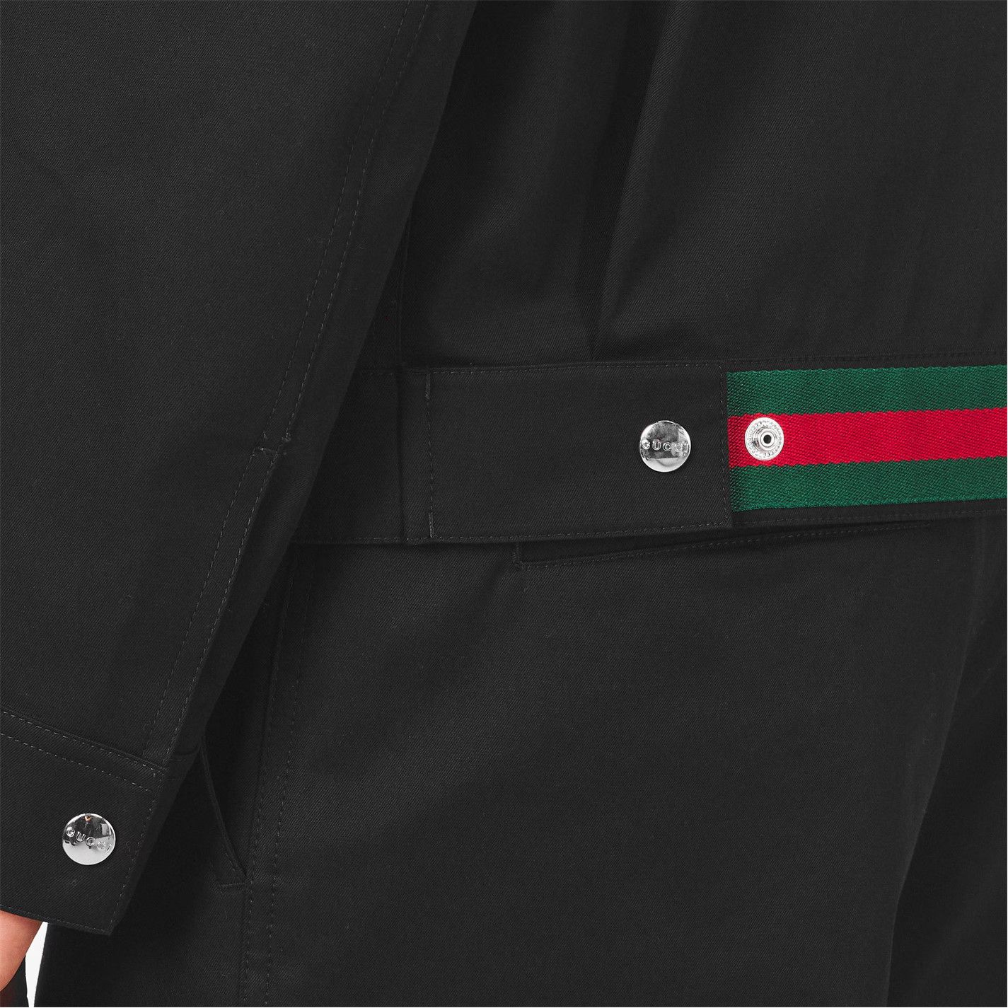 Gucci o1g2r1mq0426 Cotton Twill Jacket in Black Size US M / EU 48-50 / 2 - 4 Thumbnail