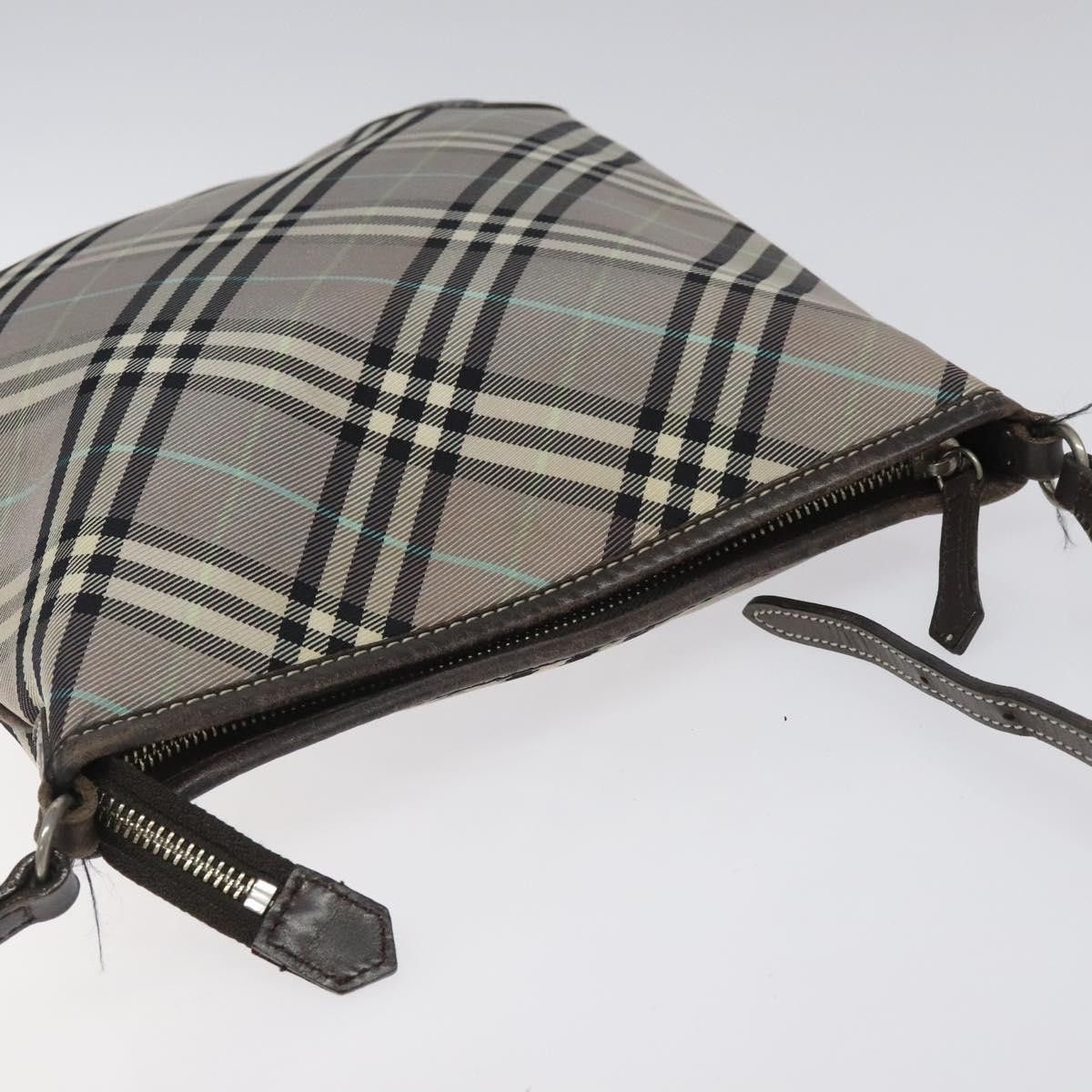Burberry Burberry Nova Check Blue Label Shoulder Bag Nylon Gray Size ONE SIZE - 6 Thumbnail
