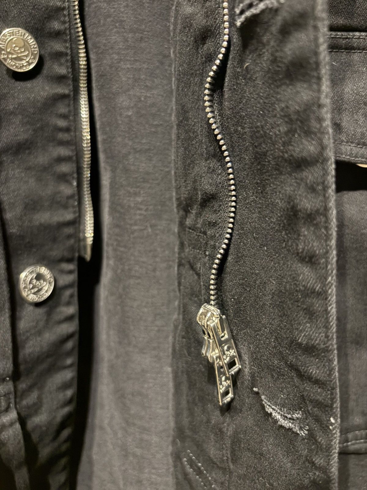 Mastermind Japan Punk denim trenchcoat. Size US L / EU 52-54 / 3 - 7 Thumbnail