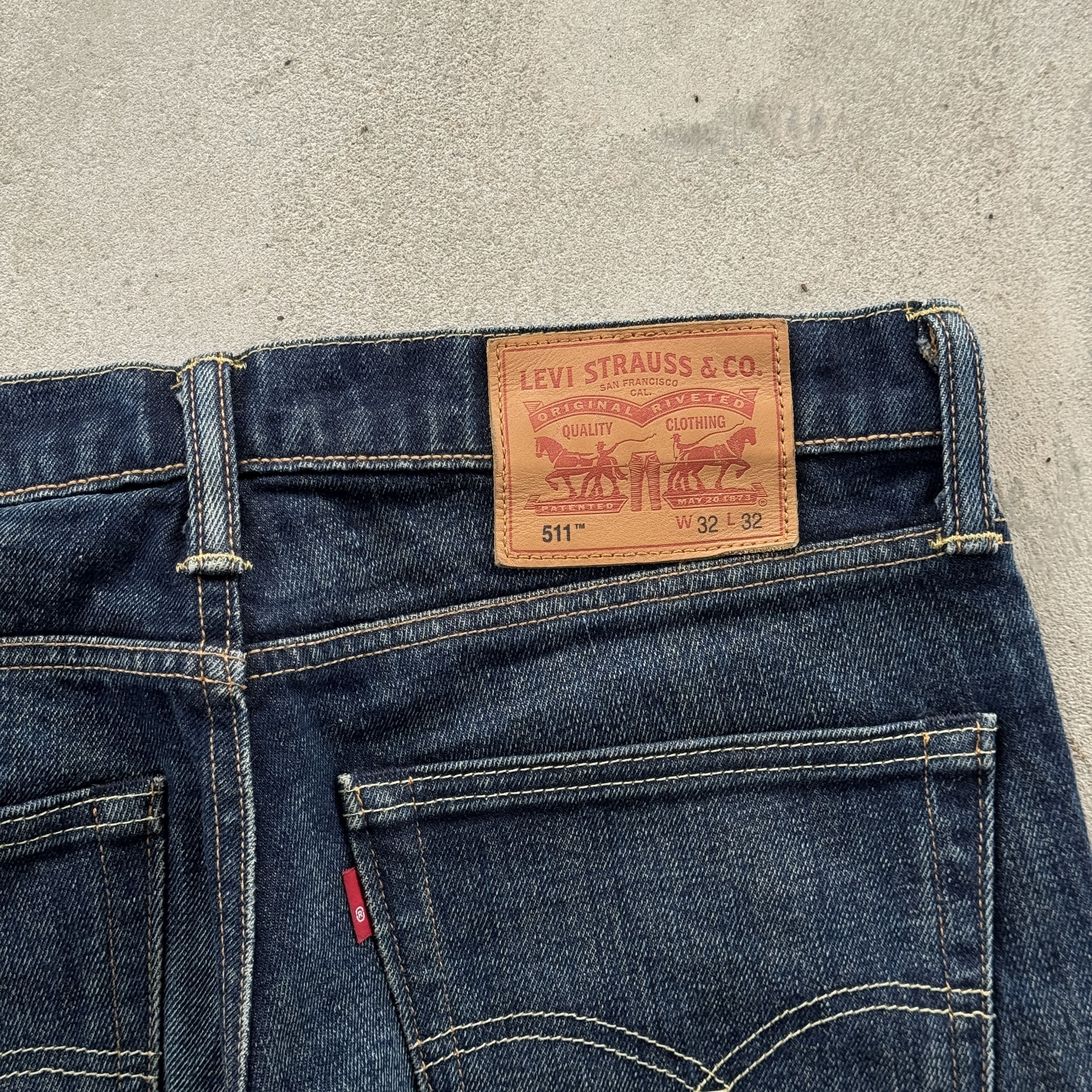 Levi's Levi’s 511 Slim White Oak Cone Denim Made in USA Size US 32 / EU 48 - 3 Thumbnail
