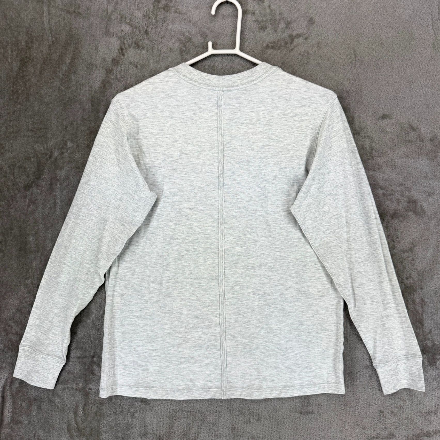Lululemon Lululemon Athletica Women Heathered Grey Long Sleeve Crew Neck Activewear Top Shirt M Size M / US 6-8 / IT 42-44 - 7 Thumbnail