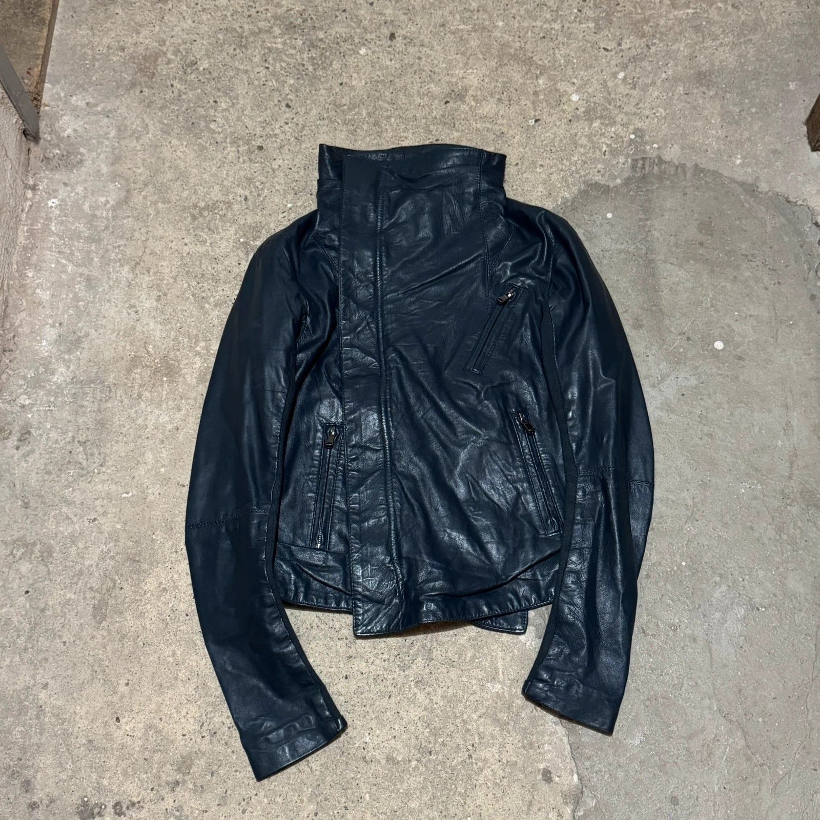 Other Rick owens style lether jacket Size S / US 4 / IT 40 - 1 Thumbnail