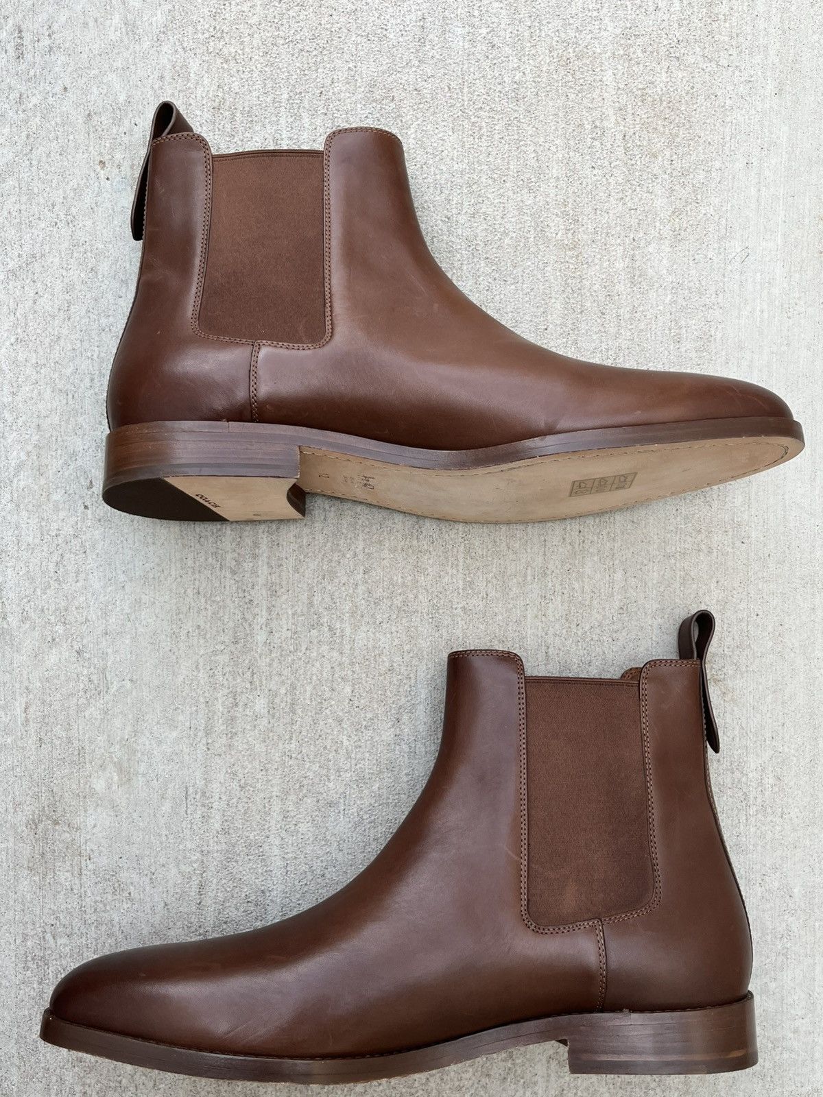 Coach COACH Dalton Smooth Brown Leather Chelsea Boots Men's 12 D Size US 12 / EU 45 - 3 Thumbnail