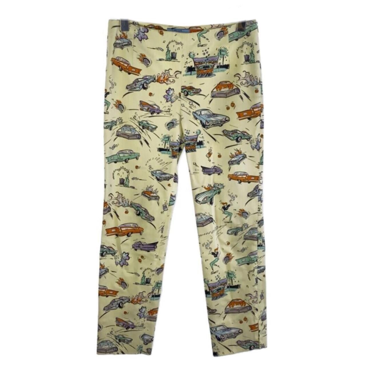 Prada Prada Car Cartoon Graphic Capri Pants Size 32" / US 10 / IT 46 - 4 Thumbnail