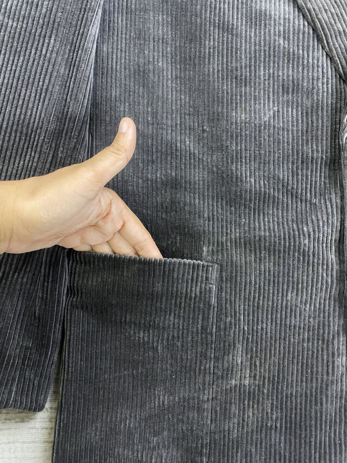 Burberry × Vintage Vtg 90s Burberrys London Corduroy Blazer Jacket Size US M / EU 48-50 / 2 - 6 Thumbnail