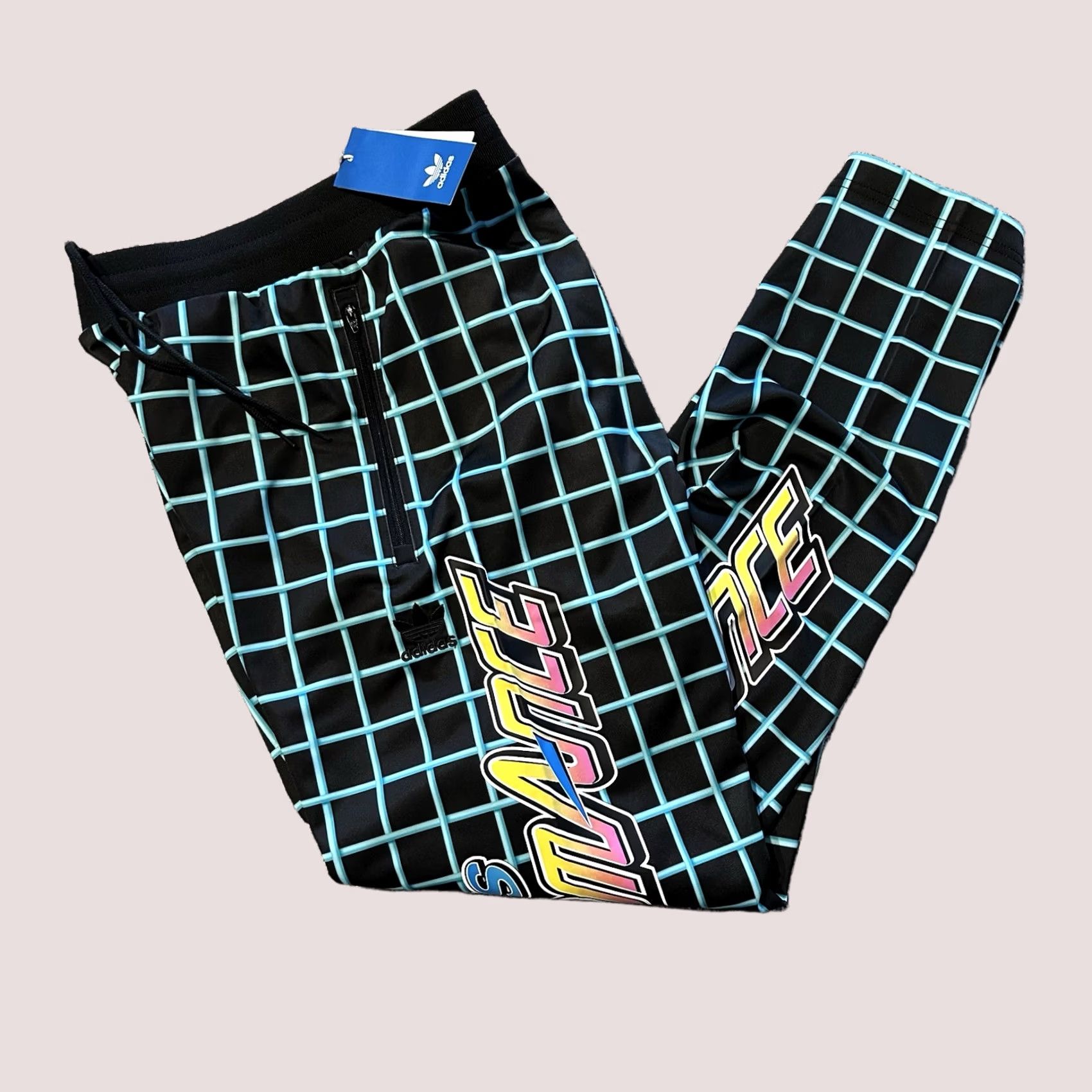 Adidas Adidas Track Pants Mens S Adidas Originals Jeremy Scott Track Pants Mens S Black Polyester 30 in Inseam Size US 29 - 1 Thumbnail