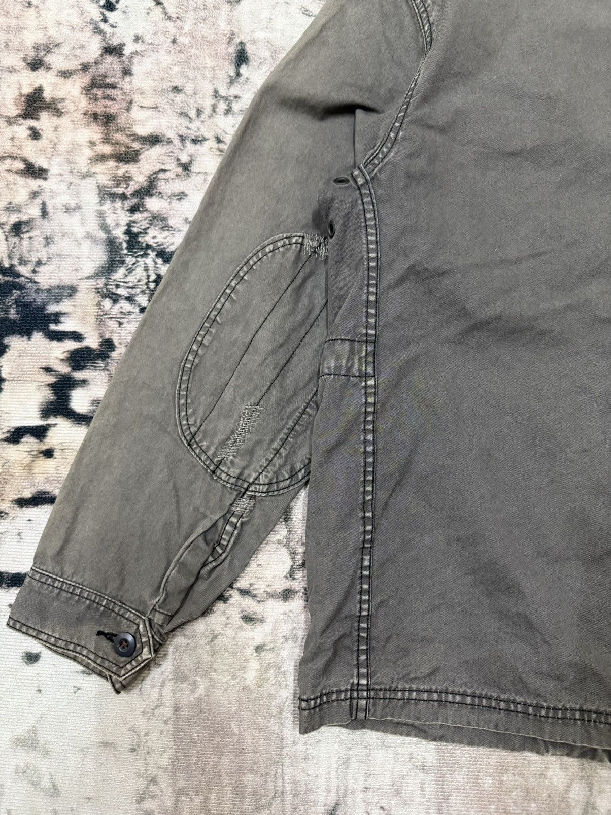 Japanese Brand × Vintage Back Number Sahsiko M65 Jacket Size US S / EU 44-46 / 1 - 14 Thumbnail