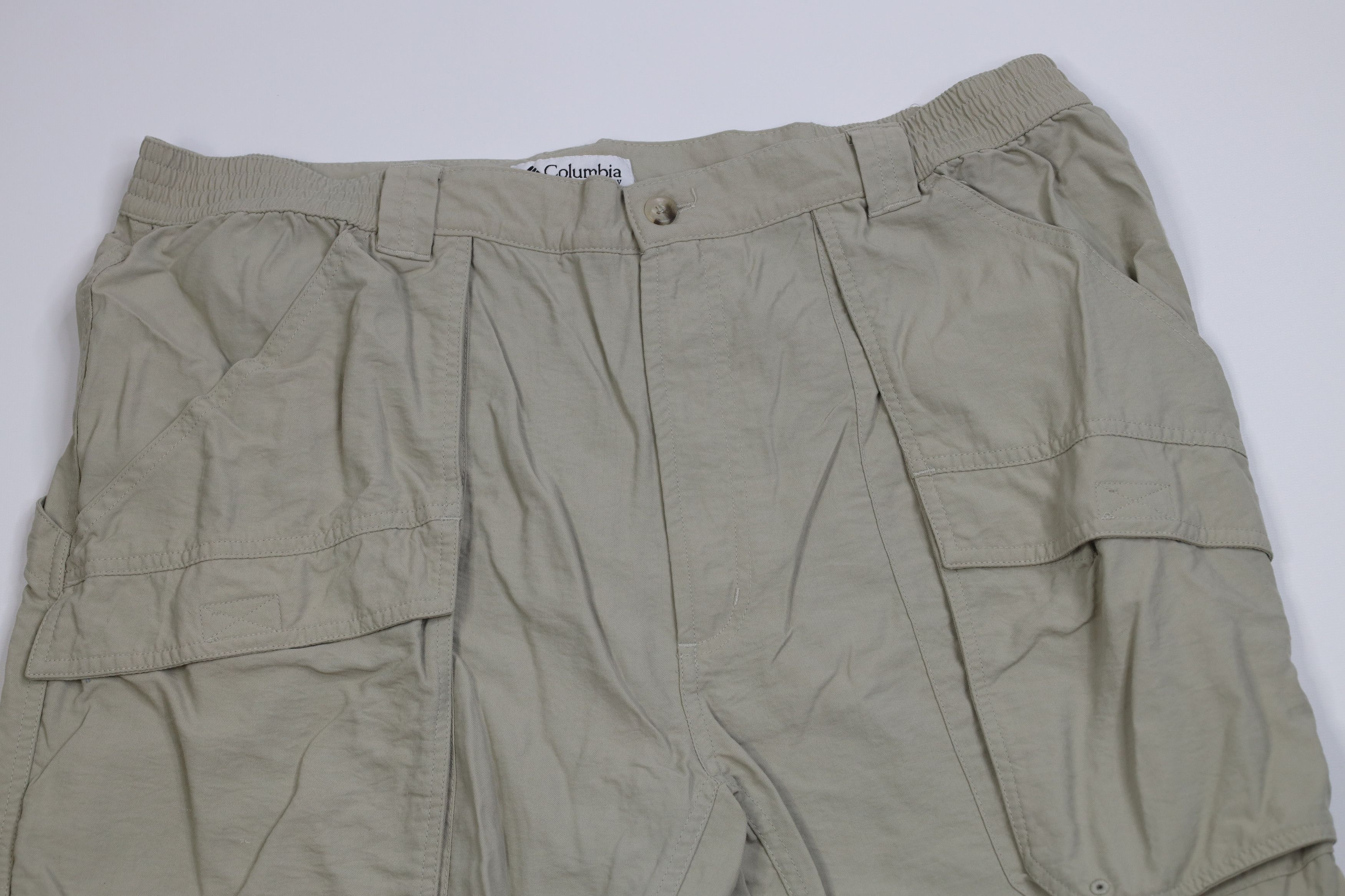 Columbia Vintage 90s Y2K Columbia Convertible Wide Leg Cargo Pants Size US 38 / EU 54 - 2 Thumbnail