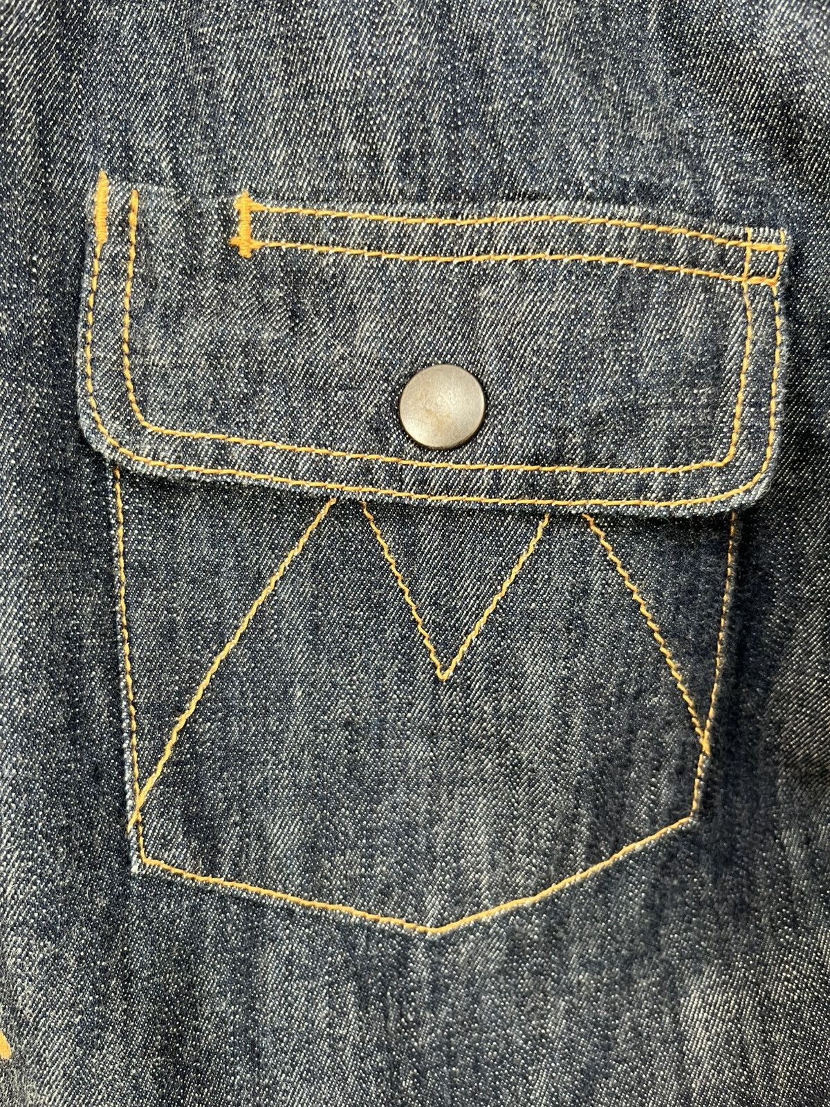 Japanese Brand Melple Selvedge Denim Hooded Jacket Size US L / EU 52-54 / 3 - 11 Thumbnail
