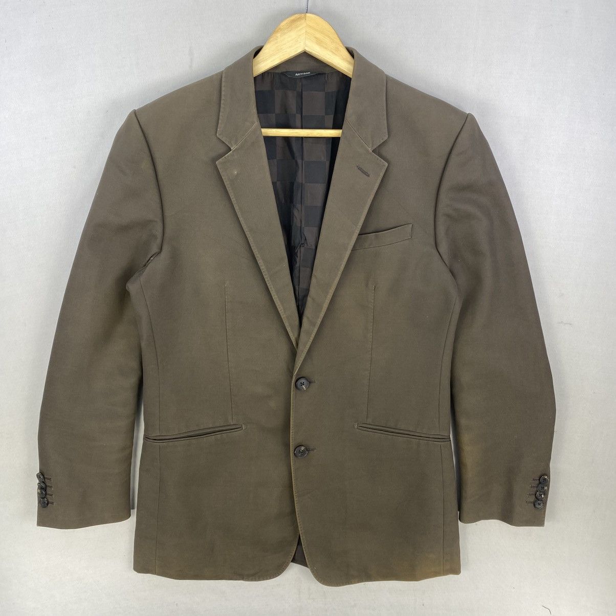Artisan Outfitters Vintage Artisan Brown Men’s Blazer Jacket Size US S / EU 44-46 / 1 - 1 Thumbnail