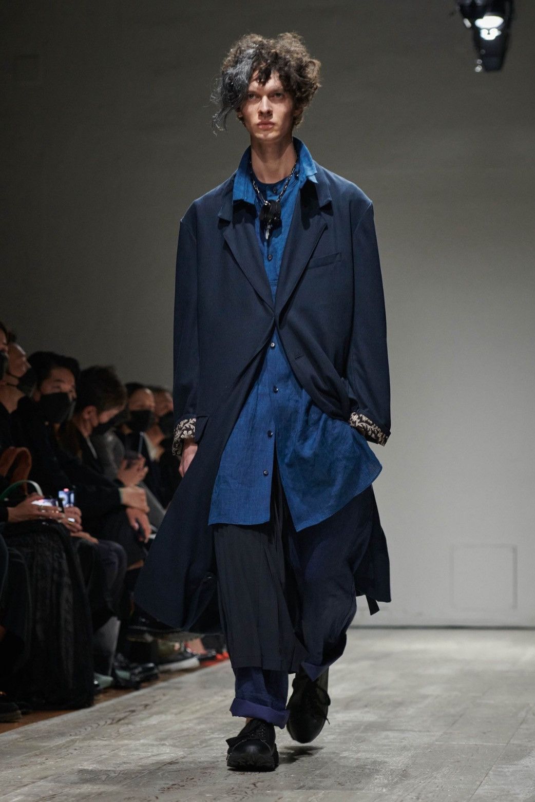 Yohji Yamamoto Yohji Yamamoto Pour Homme S/S 23 Spare Collar Long Shirt Size US L / EU 52-54 / 3 - 2 Thumbnail