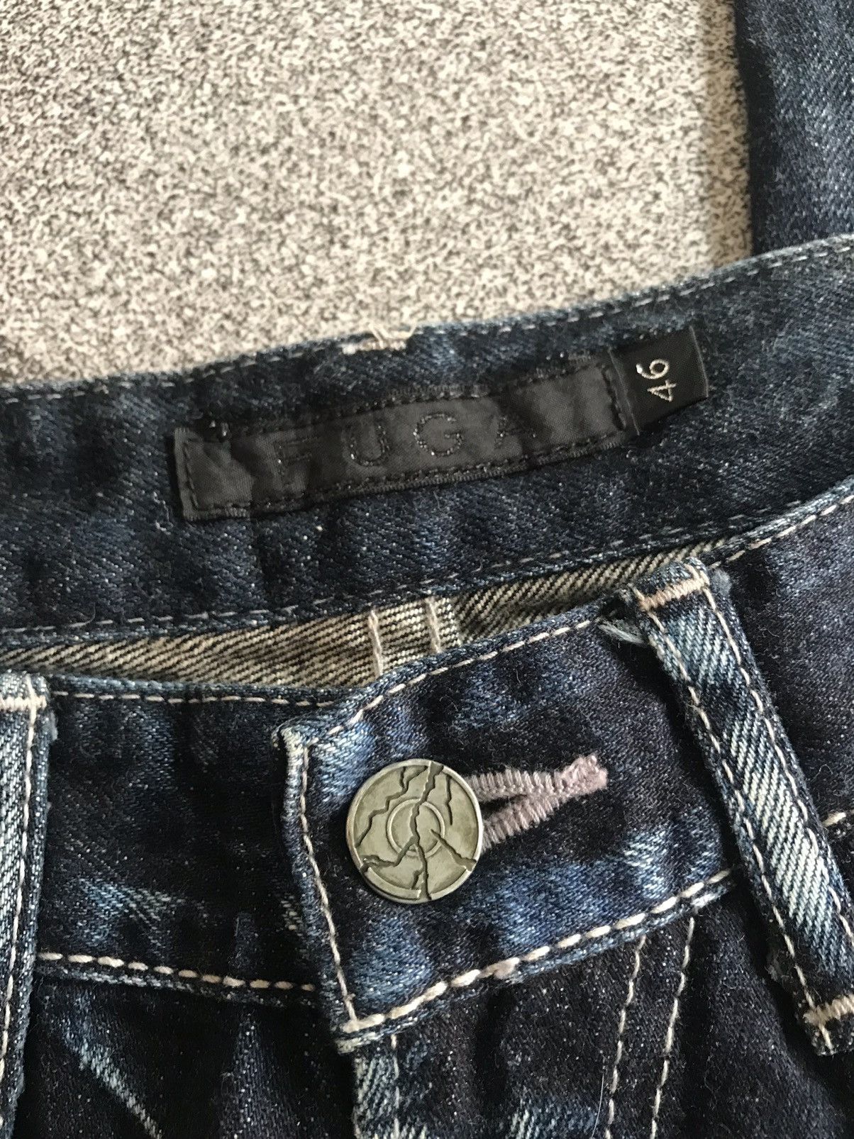 GOSTAR DE FUGA GOSTAR DE FUGA DISTRESSED WASHED PANTS Size US 32 / EU 48 - 8 Thumbnail