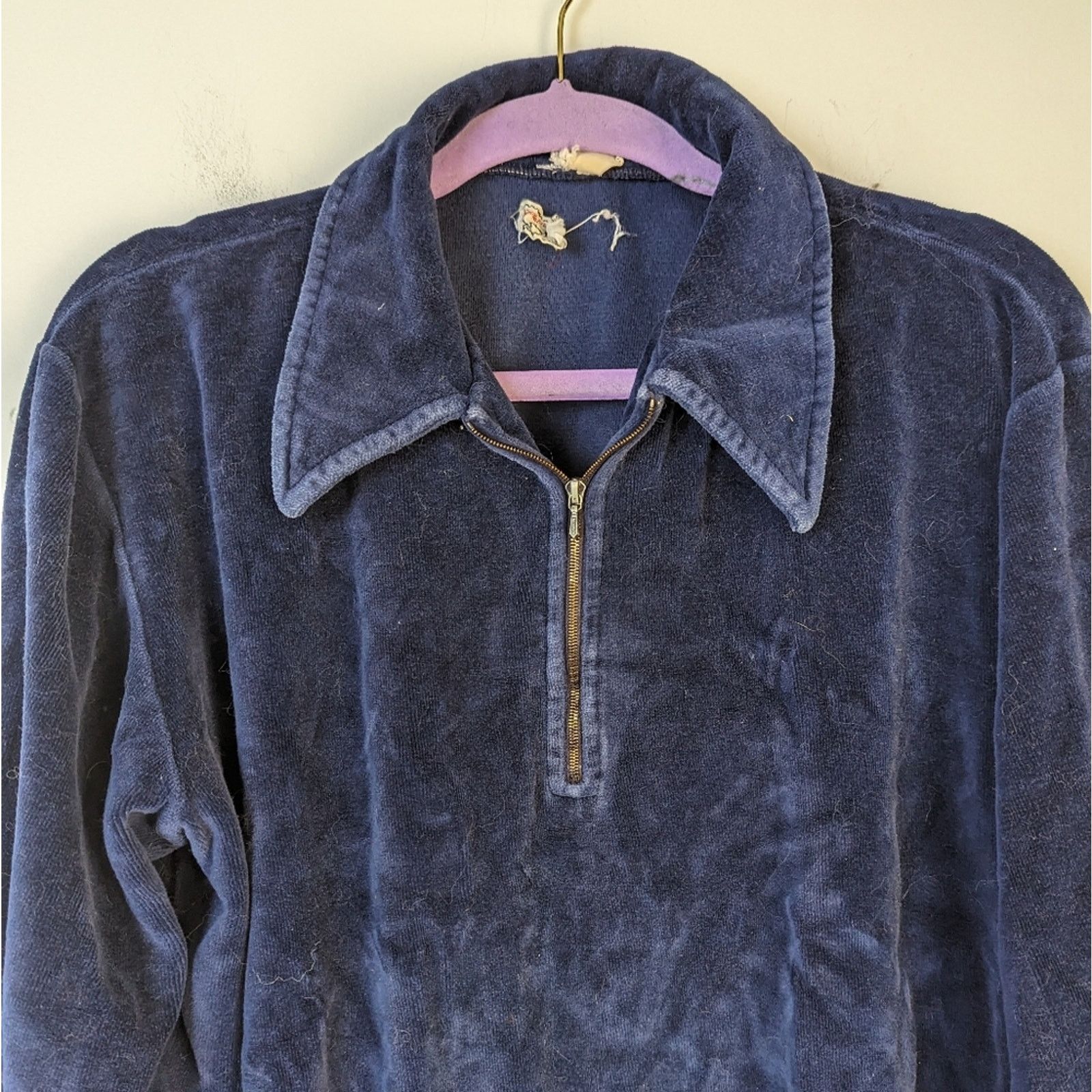 Vintage Vintage 70's Velour Nabholz Sportables by Martin Burns Top Size US L / EU 52-54 / 3 - 2 Thumbnail