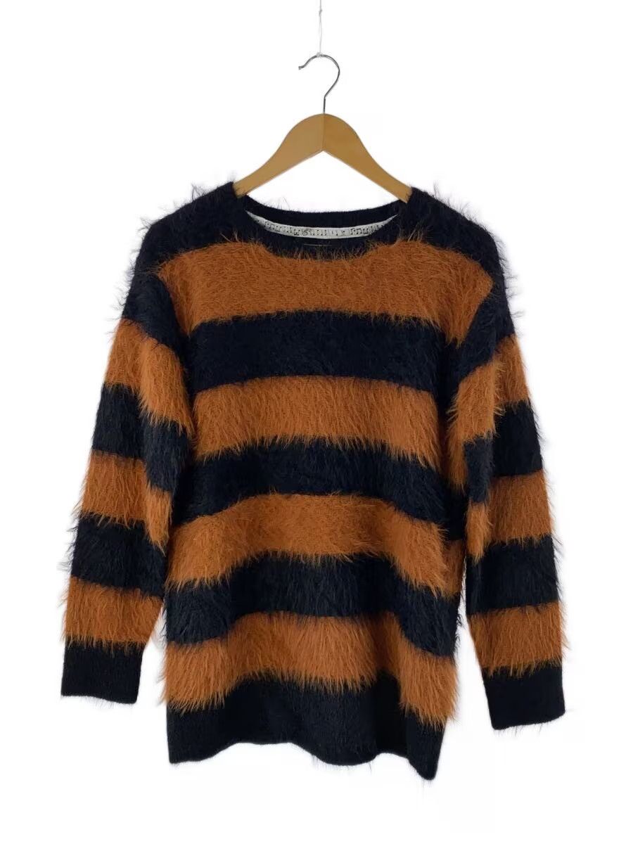 Number (N)ine Fluffy Striped Knit Sweater Size US S / EU 44-46 / 1 - 1 Thumbnail