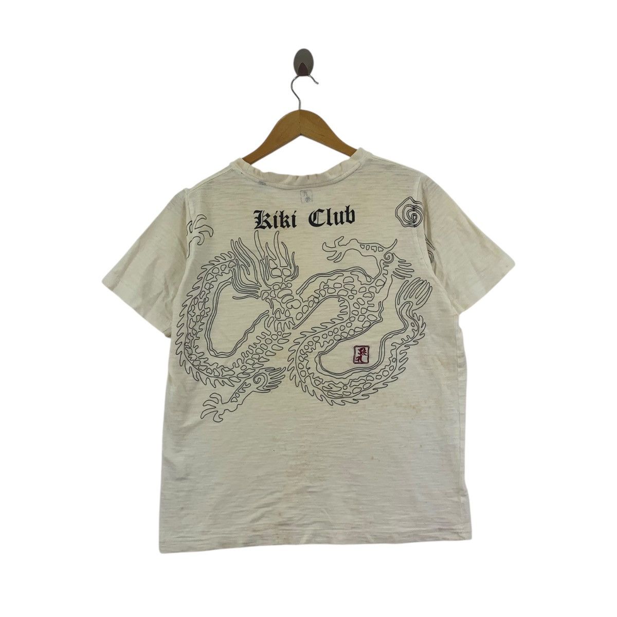 Vintage Vintage JAPAN TRADITIONAL DRAGON Kiki Club Tee Shirt Top Size M / US 6-8 / IT 42-44 - 6 Thumbnail