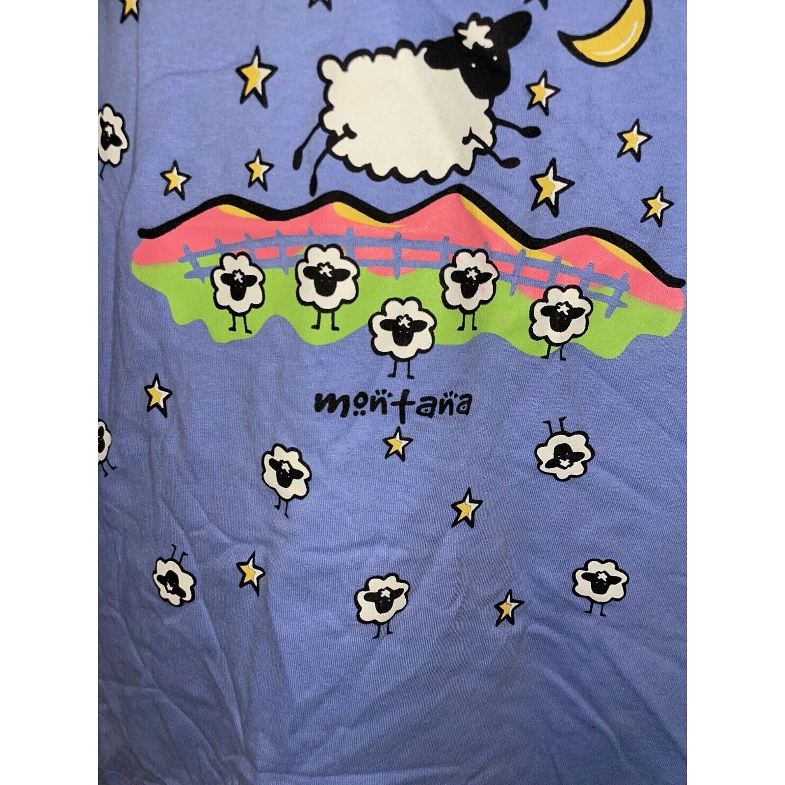 Jerzees Vintage Sleeper Shirt Women's Falling A Sheep Sleep 90s XL Size XL / US 12-14 / IT 48-50 - 6 Thumbnail