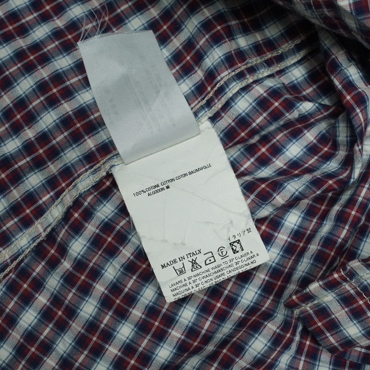 Dsquared2 *NoTariff Dsquared2 Plaid Button Shirt Size US M / EU 48-50 / 2 - 5 Thumbnail
