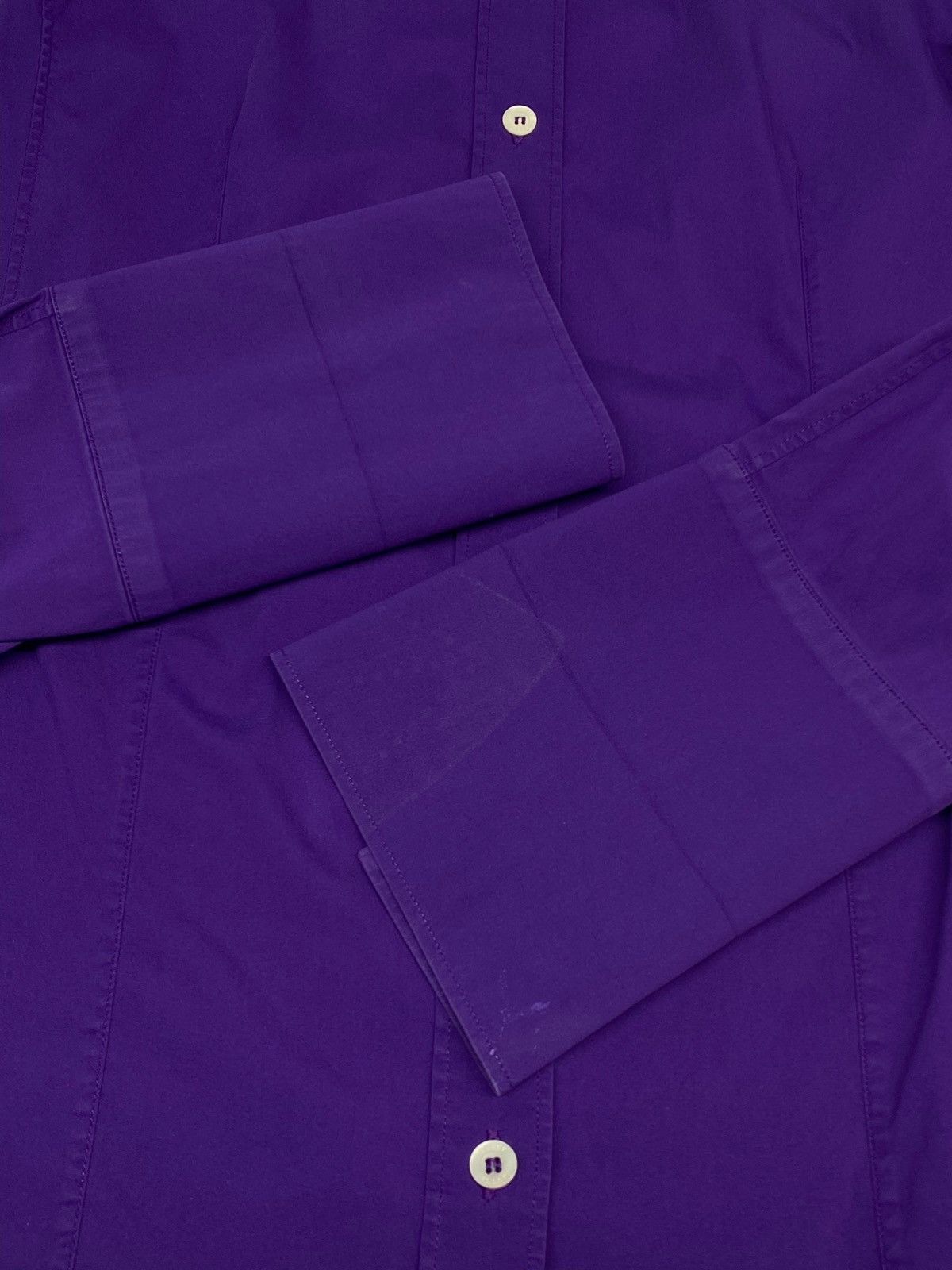 Gucci × Vintage Vintage Gucci Women’s purple Button Up Shirt Size 46 Size L / US 10 / IT 46 - 16 Thumbnail