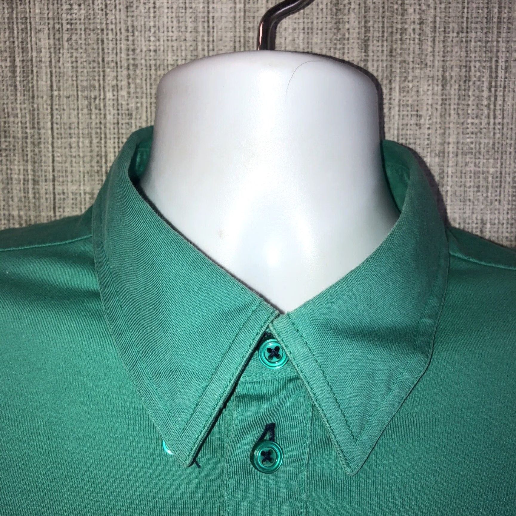 Vintage G MAC by Kartel Polo Shirt XL Men Blue Short Sleeve Button-Up - 2000s? (if no decade) Size US XL / EU 56 / 4 - 2 Thumbnail