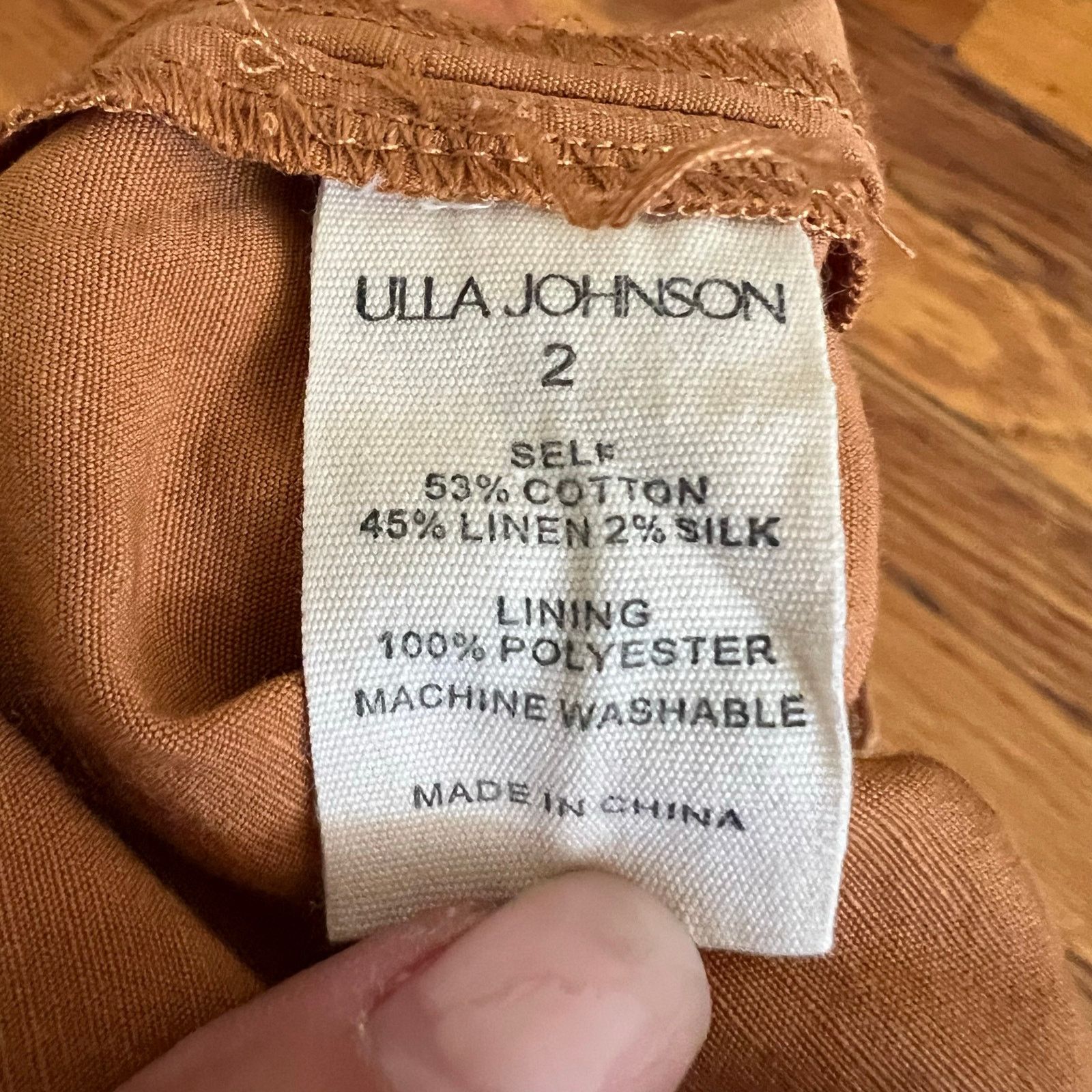 Ulla Johnson Ulla Johnson Polina wide flared pants cotton linen silk Size 26" / US 2 / IT 38 - 13 Thumbnail