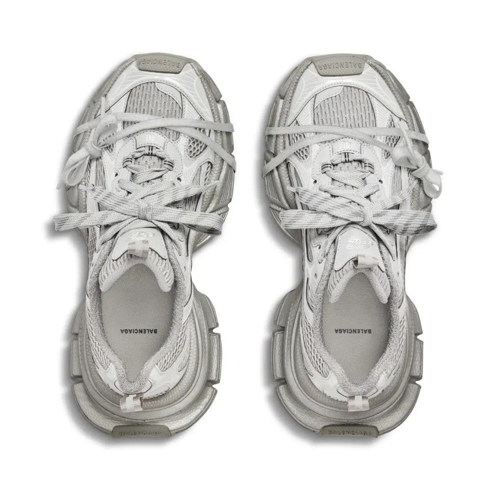 Balenciaga o1s1wg110126 3XL Reflective Sneakers in Grey Size US 6 / EU 39 - 5 Thumbnail