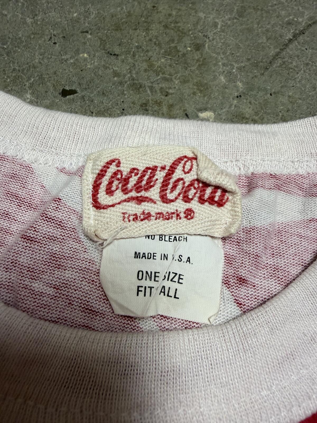 Coca Cola 1980’s Vintage Coca-Cola T-Shirr Size US XXL / EU 58 / 5 - 4 Thumbnail