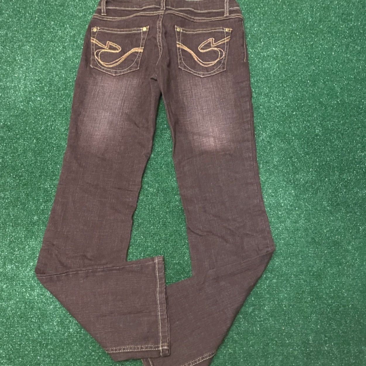 Southpole VINTAGE Southpole Jeans Bootcut Women Size 3 Brown Y2K Grunge Punk Hip Hop JNCO Baggy Skater VTG Baggy Pockets Size 26" / US 2 / IT 38 - 2 Thumbnail