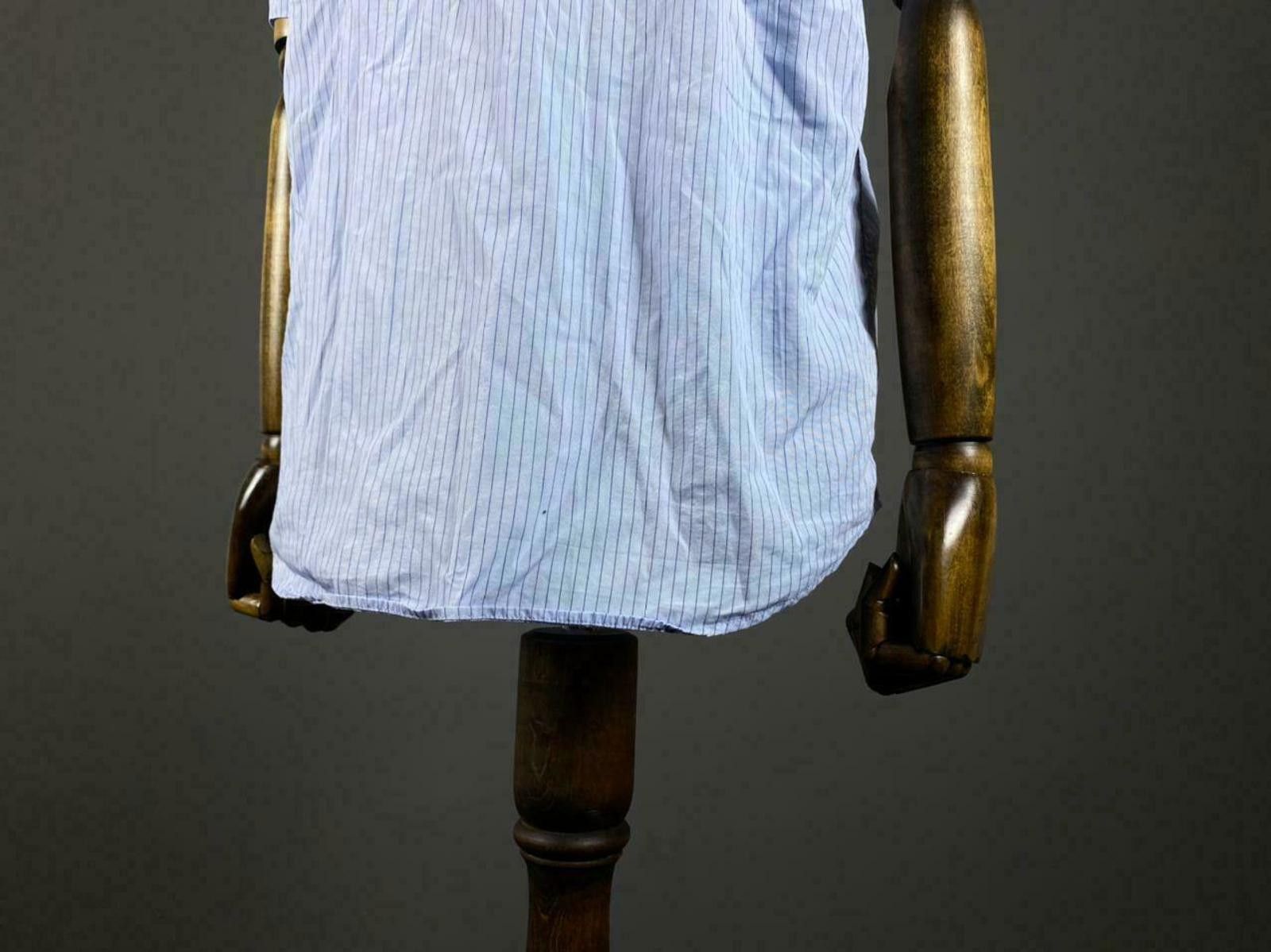 Lanvin Men Lanvin Paris Blue Striped Shirt Size 40 / 15.75 Size US M / EU 48-50 / 2 - 8 Thumbnail