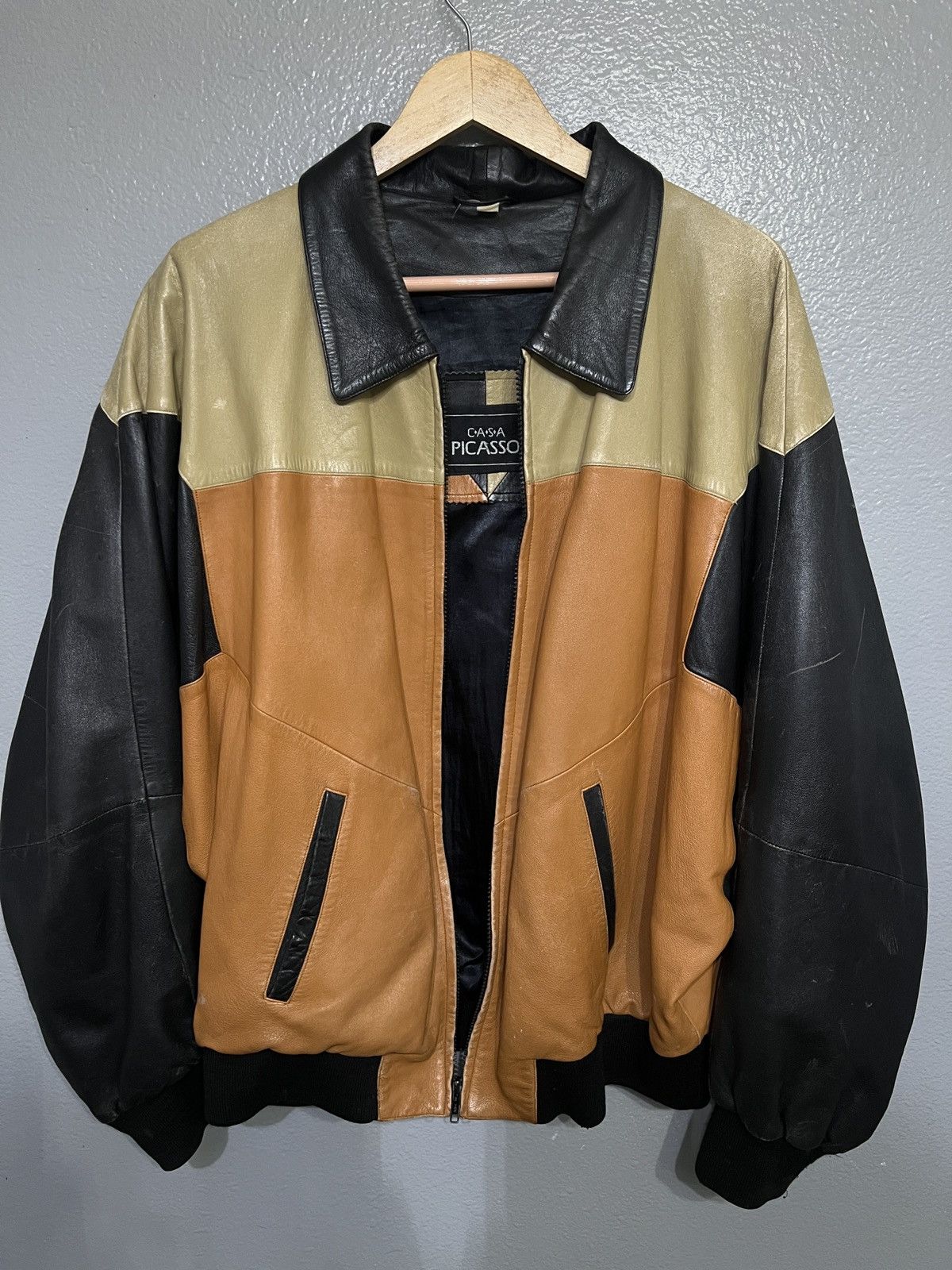 Vintage Vintage leather Jacket Size US L / EU 52-54 / 3 - 1 Thumbnail