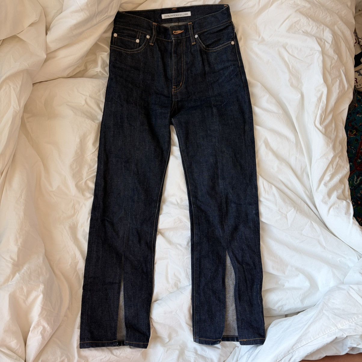 JOHN LAWRENCE SULLIVAN John lawrence sullivan selvedge denim slitted pants Size 26" / US 2 / IT 38 - 1 Thumbnail